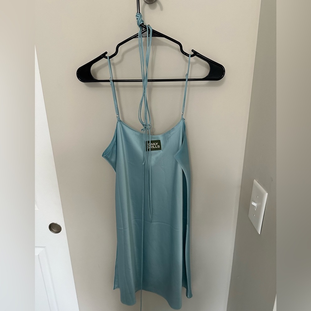 Daily Drills silky mini dress